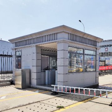 捷士通石材崗亭已到達現場使用